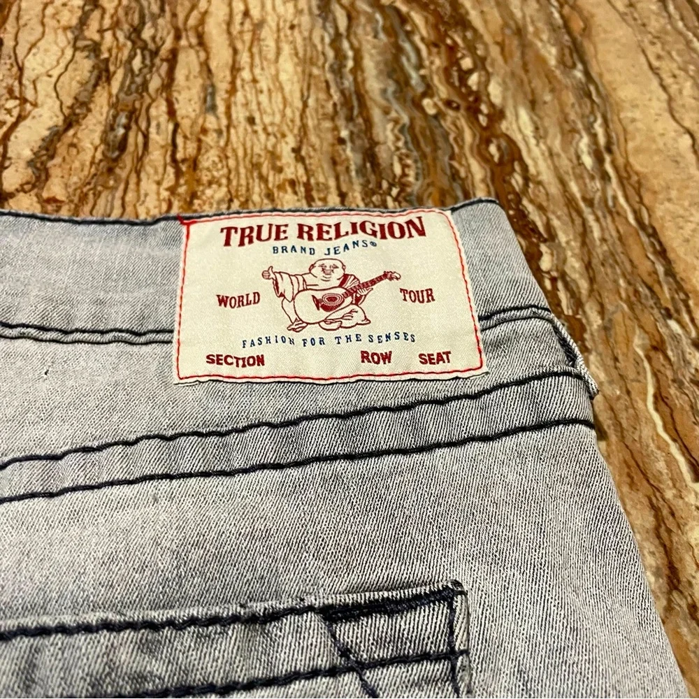 True Religion Jeans Relaxed Fit Denim Geno Big T Slim Jeans Men’s Size 38